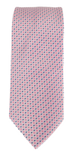 Pink Neat Patterned Tie by Van Buck