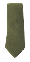 Moss Green Munrospun Wool Tie by Van Buck