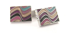 Van Buck Limited Edition Purple Wave Cufflinks