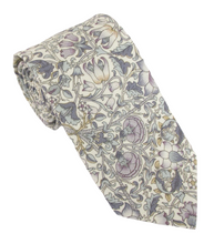 Lodden Sage Green Cotton Tie Made with Liberty Fabric