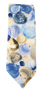 Seashells Cotton Tie by Van Buck