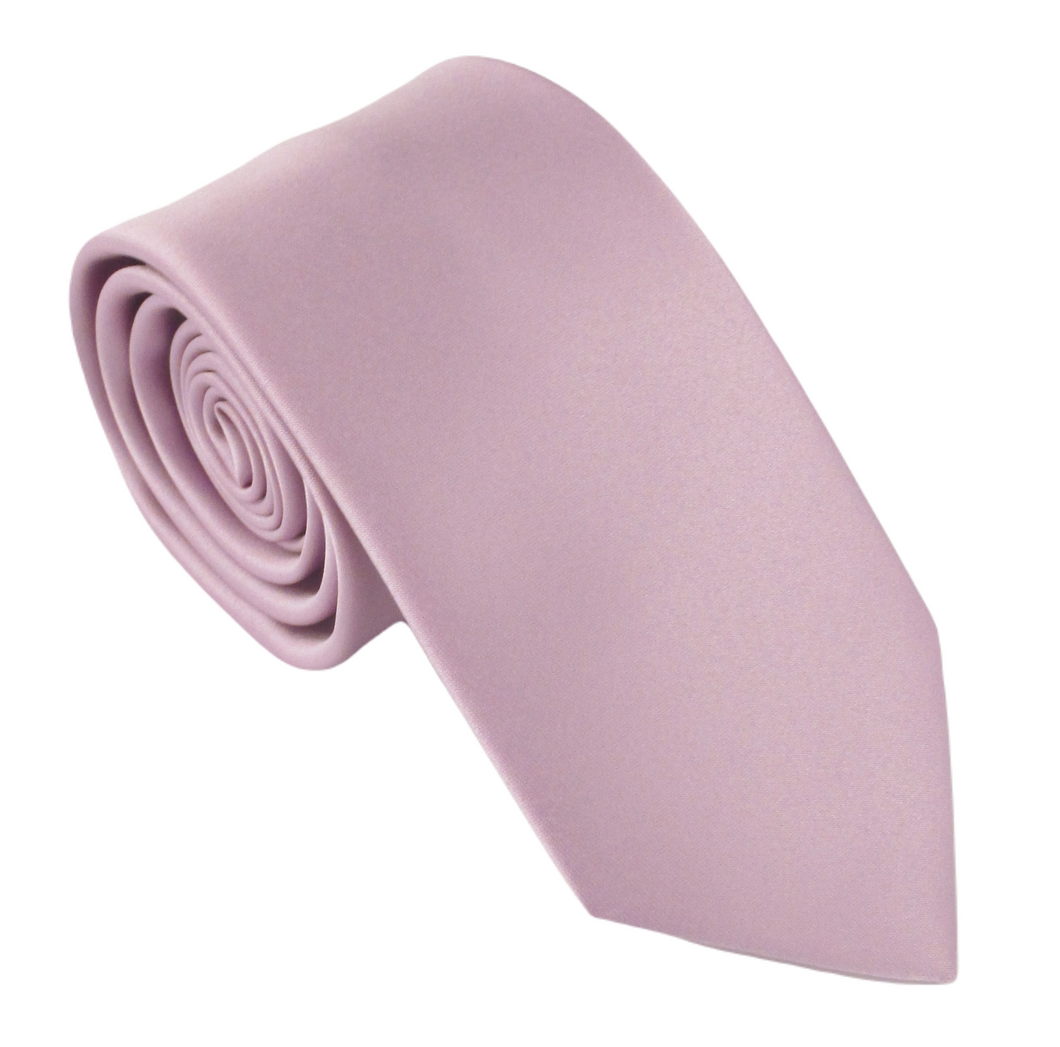 Lavender 37 Satin Wedding Tie By Van Buck