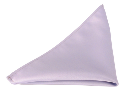 Light Lilac Satin Wedding Pocket Square