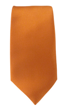 Rust 56 Satin Wedding Tie By Van Buck