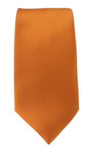 Rust 56 Satin Wedding Tie By Van Buck