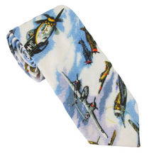 Warplanes Cotton Tie by Van Buck