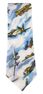 Warplanes Cotton Tie by Van Buck