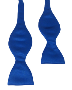 Royal Blue Self-Tied Bow Tie by Van Buck