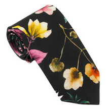 Herbarium Cotton Tie Made with Liberty Fabric