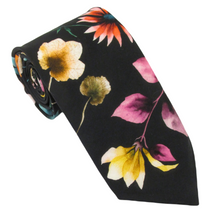 Herbarium Cotton Tie & Pocket Square Made with Liberty Fabric