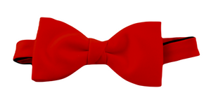 Red Satin Bow Tie by Van Buck
