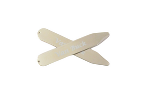 Silver Collar Stiffeners by Van Buck