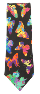 Butterfly Neon Novelty Tie by Van Buck