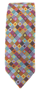 Van Buck Limited Edition Squares Silk Tie