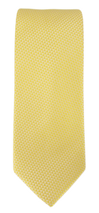 Yellow London Silk Wedding Tie by Van Buck