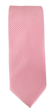 Baby Pink London Woven Silk Tie by Van Buck