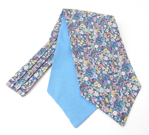 Classic Garden Cotton Cravat Made with Liberty Fabric