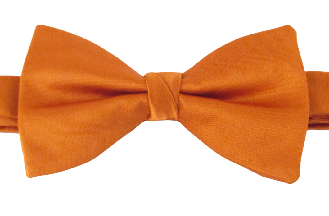 Burnt Orange Bow Tie by Van Buck