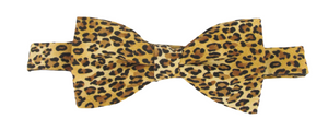 Leopard Print Bow Tie by Van Buck