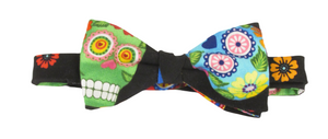 Día De Muertos Skull Bow Tie by Van Buck