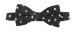 Multi White Dots Bow Tie by Van Buck