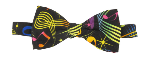 Neon Music Bow Tie by Van Buck