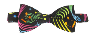 Neon Music Bow Tie by Van Buck