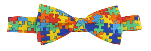 Small Jigsaw Bow Tie by Van Buck