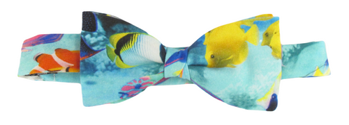 Tropical Fish Bow Tie by Van Buck