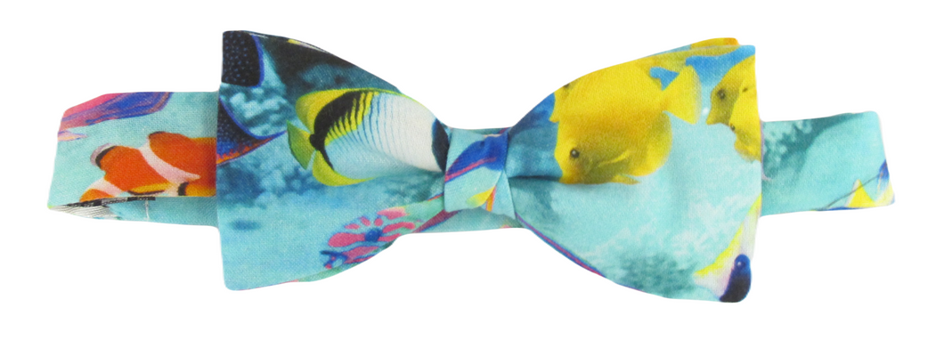 Tropical Fish Bow Tie by Van Buck