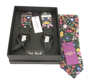 Mary Patricia Multi Tie & Trouser Braces Set Made with Liberty Fabric