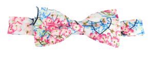 Oriental Blossom Cotton Bow Tie by Van Buck