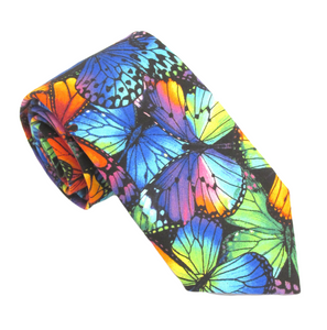 Bright Butterfly Novelty Tie by Van Buck