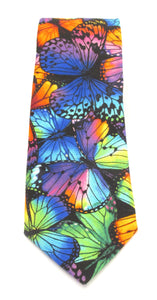 Bright Butterfly Novelty Tie by Van Buck