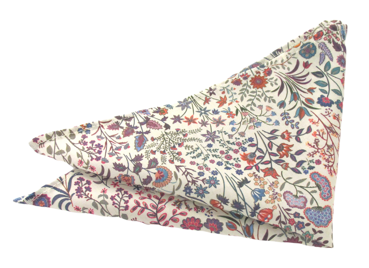 Shepherdly Song Pocket Square Made with Liberty Fabric | Liberty Print ...