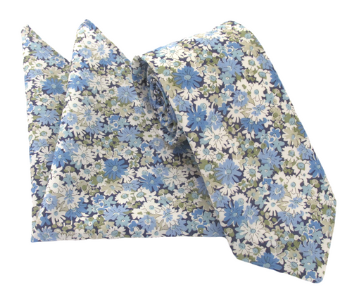Libby Cotton Tie & Pocket Square Made with Liberty Fabric