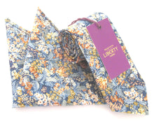 Connie Evelyn Cotton Tie & Pocket Square Made with Liberty Fabric