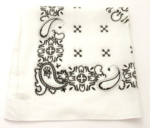 White Bandana / Kerchief by Van Buck