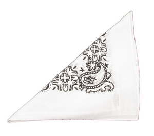 White Bandana / Kerchief by Van Buck