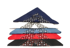 Assorted Pack of 5 Bandana / Kerchief by Van Buck