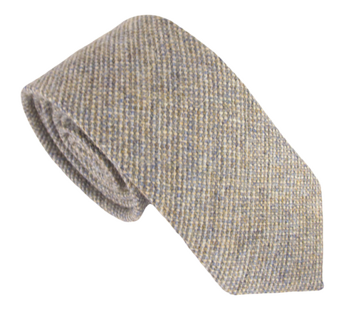 Oatmeal Woodland Wool Tie by Van Buck