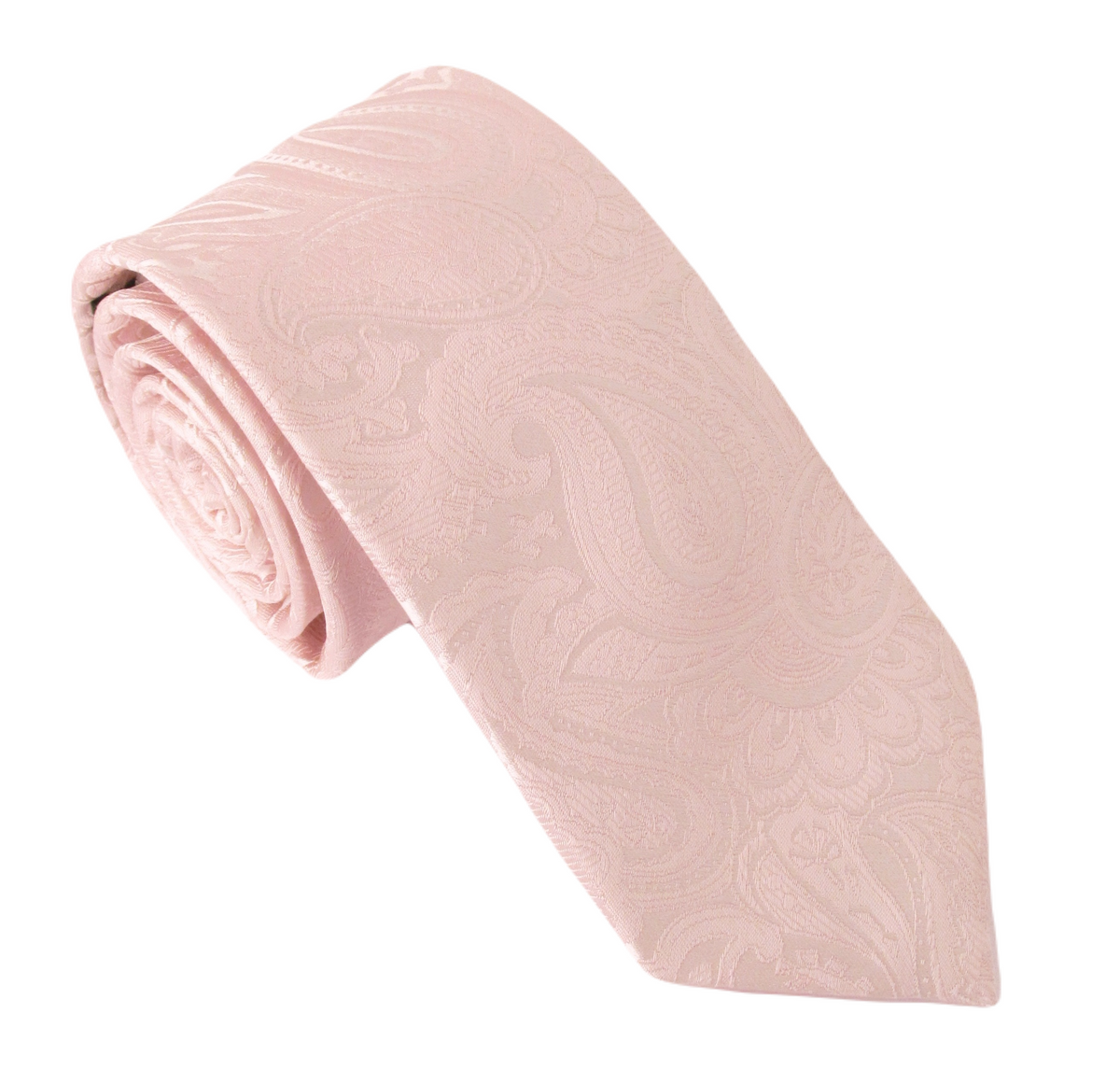 Baby Pink Paisley Silk Wedding Tie By Van Buck | Pink Tie | Wedding Tie ...