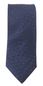 Navy Diamante Evening Wear Tie by Van Buck