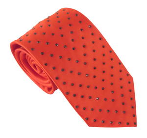 Red Diamante Evening Wear Tie by Van Buck