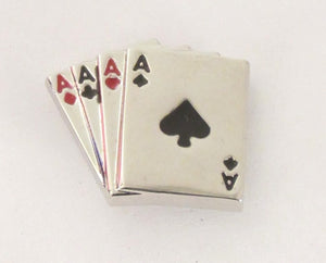 Playing Cards Lapel Pin