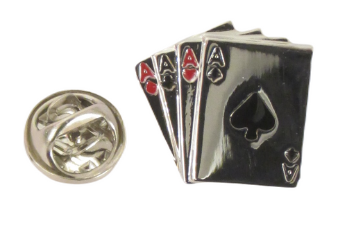 Playing Cards Lapel Pin