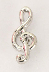 Treble Clef Music Note Lapel Pin