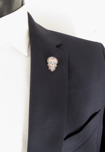 Sugar Skull Lapel Pin