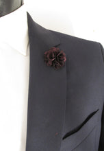 Aubergine Flower Lapel Pin