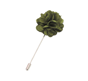 Sage Green Flower Lapel Pin